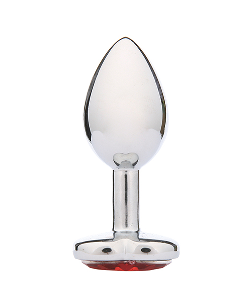 Thumbnail for WhipSmart Heartbreaker 2.5&quot; Heart Crystal Butt Plug - Red