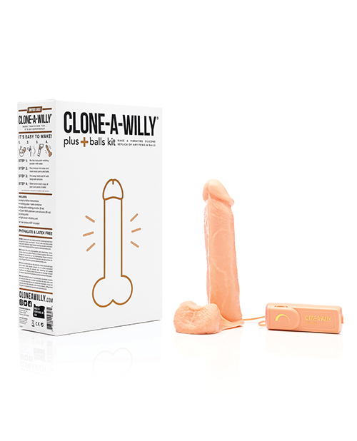 Thumbnail for Clone-A-Willy Plus+ Balls Kit - Light Skin Tone