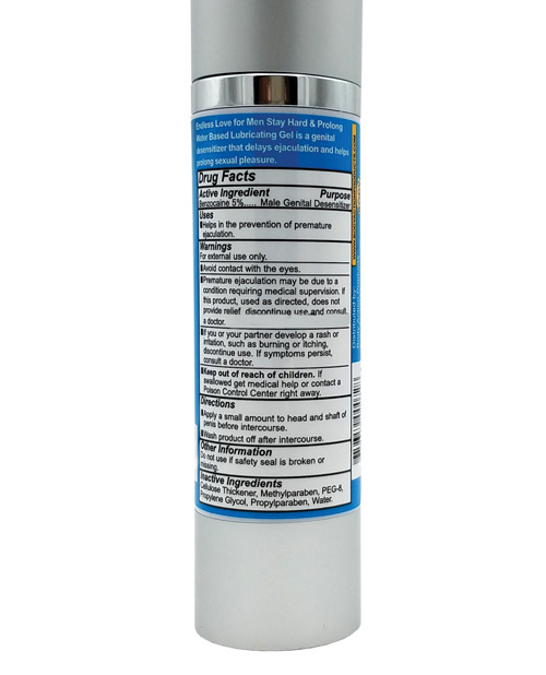 Thumbnail for Endless Love for Men Stayhard &amp; Prolong Lubricant - 1.7 oz