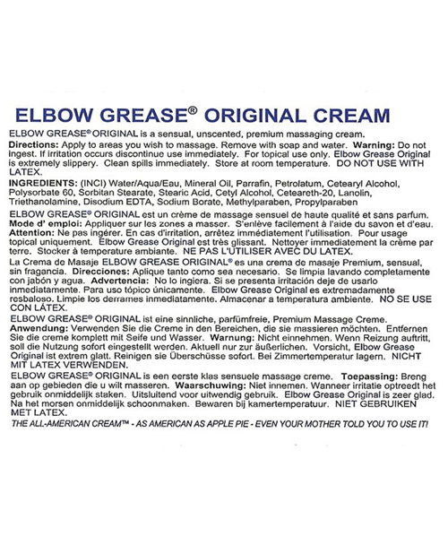 Thumbnail for Elbow Grease Original Cream - 9 oz Jar