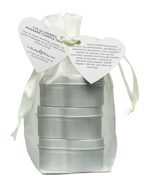 Thumbnail for Earthly Body 2026 Valentines 3 in 1 Candle Trio Gift - 1.75 oz Asst. Scents