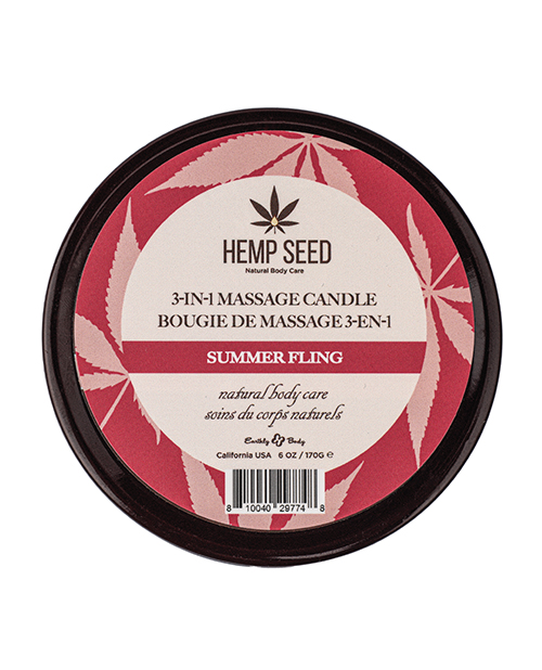 Thumbnail for Earthly Body Summer 2025 3 in 1 Massage Candle - 6 oz Summer Fling