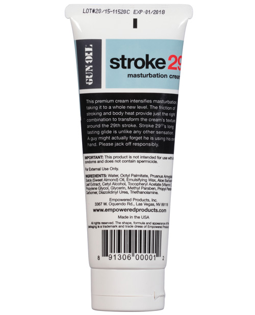 Thumbnail for Stroke 29 Masturbation Cream - 6.7 oz Tube