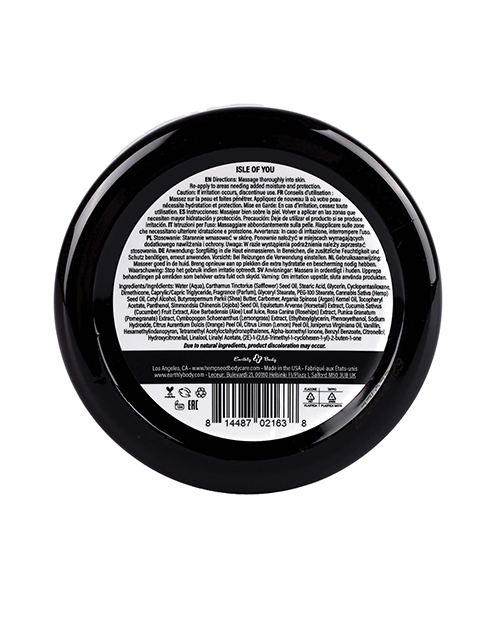 Thumbnail for Earthly Body Hemp Seed Skin Butter - 8 oz Jar Isle of You