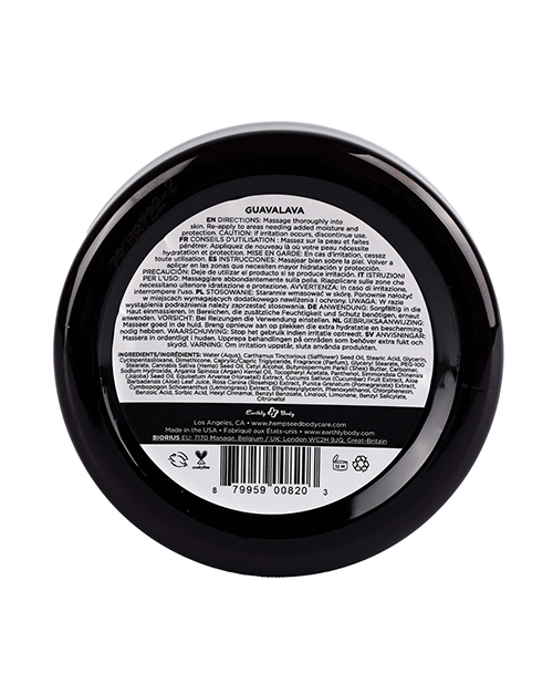 Thumbnail for Earthly Body Hemp Seed Skin Butter - 8 oz Jar Guavalava