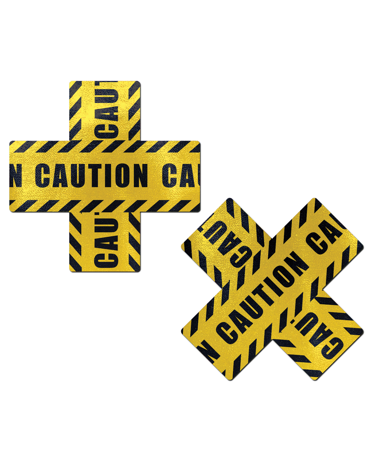 Thumbnail for Pastease Caution Cross - Black/Yellow O/S
