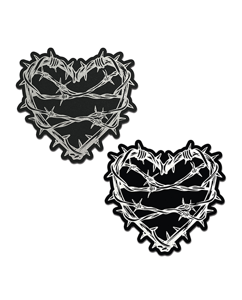 Thumbnail for Pastease Premium Barbed Wire Heart Reflective - Black O/S