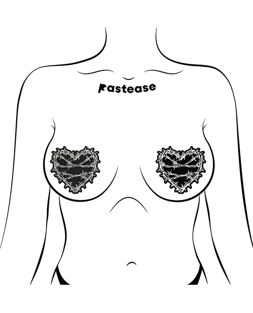 Thumbnail for Pastease Premium Barbed Wire Heart Reflective - Black O/S