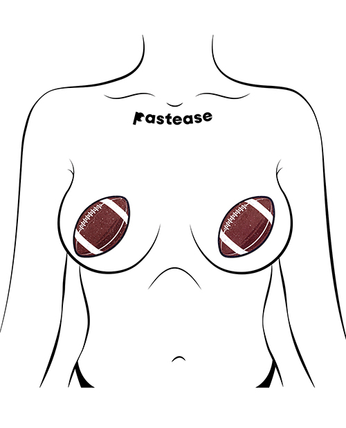Thumbnail for Pastease Premium Sparkly Football - Brown O/S