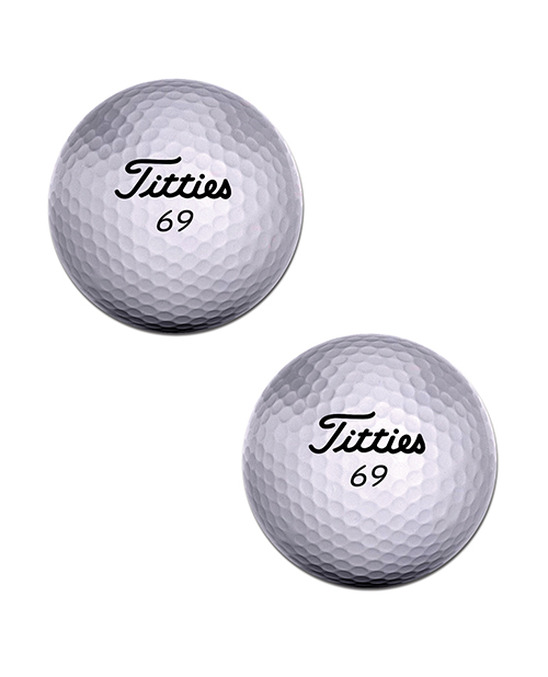 Thumbnail for Pastease Titties Golf Ball - Black/White O/S