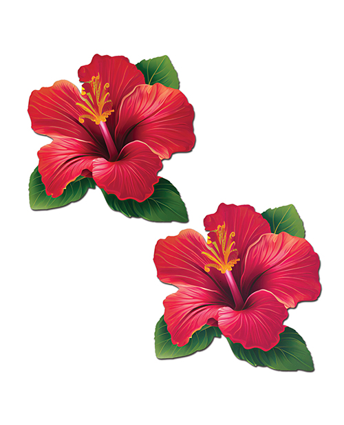 Thumbnail for Pastease Tropical Vibrant Hawaiian Hibiscus Botanical Flower - Red O/S
