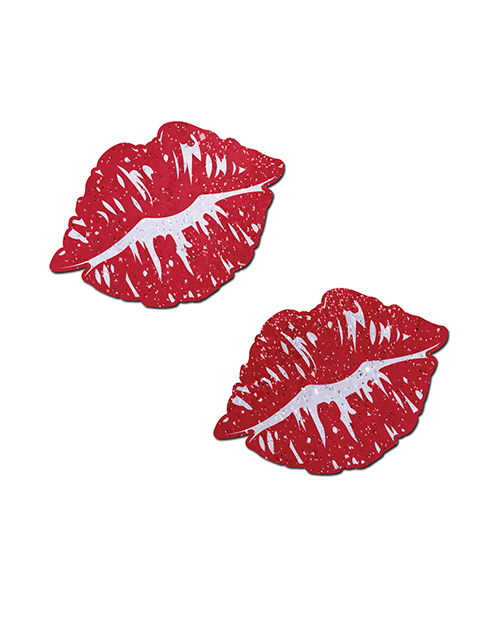 Thumbnail for Pastease Premium Sparkle Kissing Lips - Red O/S