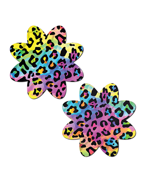 Thumbnail for Pastease Cheetah Leopard Print Petal - Rainbow O/S