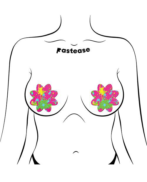 Thumbnail for Pastease Neon Graffiti Paint Splatter - Pink O/S