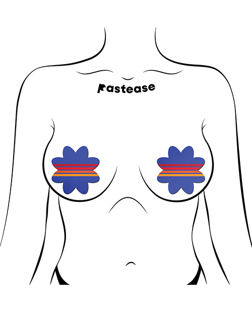 Thumbnail for Pastease Vibrant Retro Petal - Blue O/S