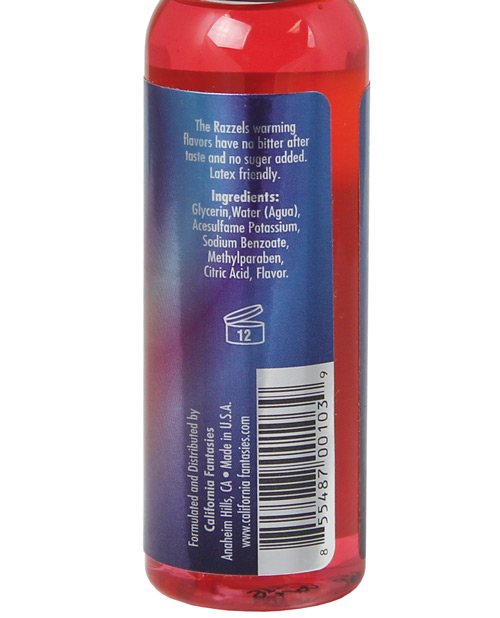 Thumbnail for Razzels Warming Lubricant - 2.5 oz Kissable Cherry