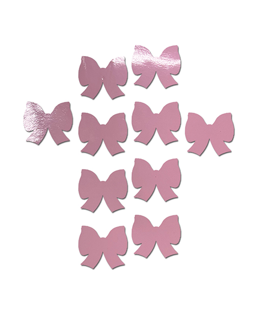 Thumbnail for Pastease Mini Faux Leather Bows - Baby Pink Pack of 8
