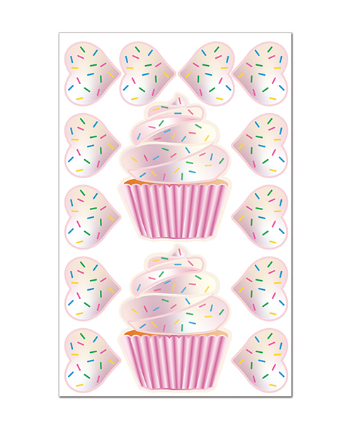 Thumbnail for Pastease Tastease Edible Pasties &amp; Pecker Wraps - Cupcake O/S