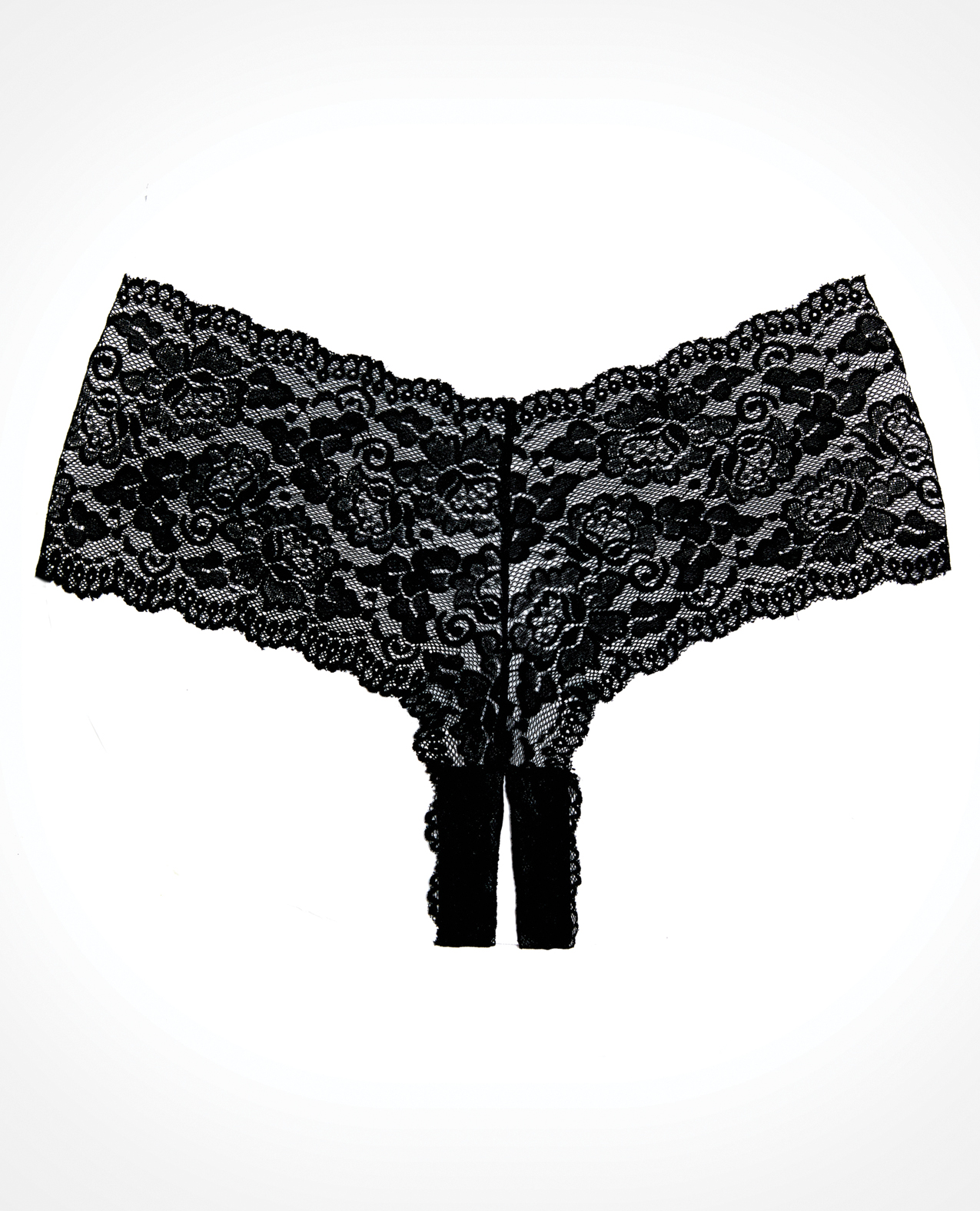 Thumbnail for Adore Candy Apple Panty Black O/S