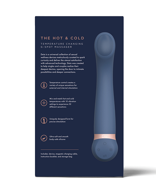 Thumbnail for Deia the Hot & Cold Heating & Cooling Vibrator - Navy