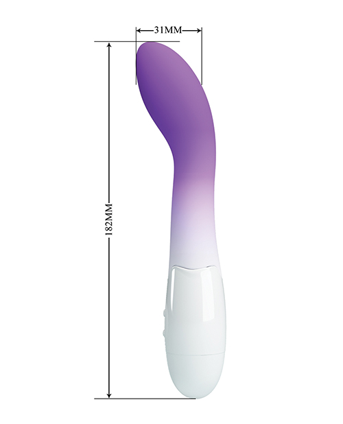 Thumbnail for Pretty Love Bishop Vibrator - Purple Ombre