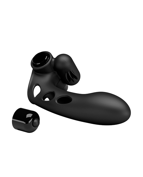 Thumbnail for Pretty Love Orlando Honey Finger Sleeve Vibrator - Black