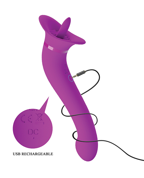 Thumbnail for Pretty Love Faust Licking Trumpet &amp; Vibe - Fuchsia