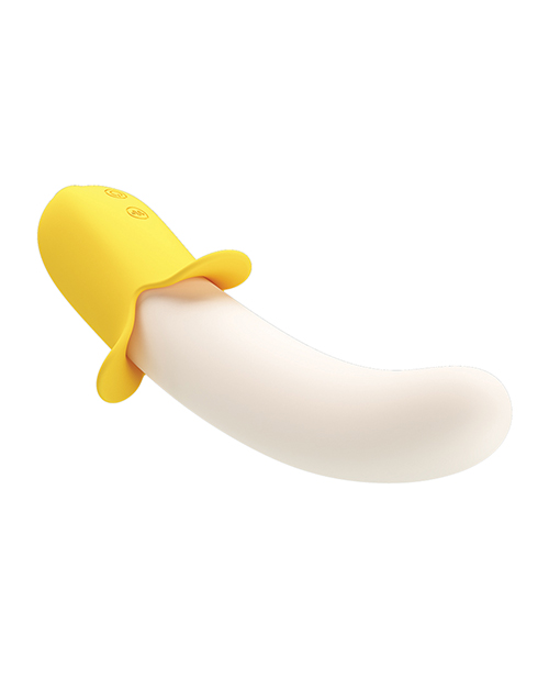 Thumbnail for Pretty Love Banana Geek Thrusting Vibrator - Yellow