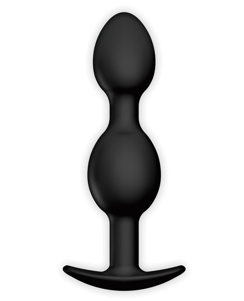 Thumbnail for Pretty Love 4.05&quot; Silicone Anal Plug w/Ball - Black