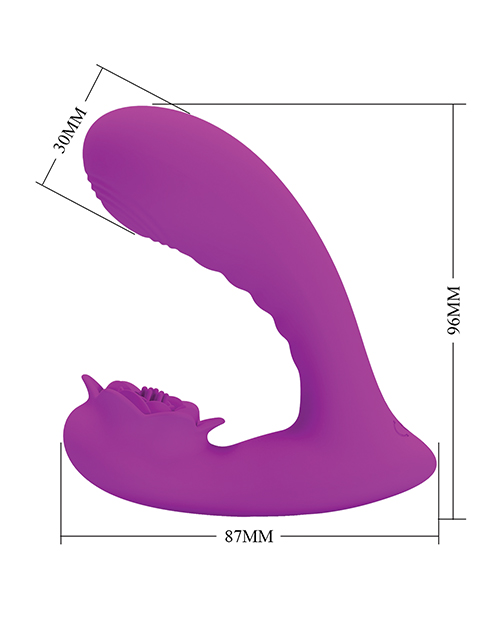 Thumbnail for Pretty Love Nadal Wearable Dual Stim Thumper - Fuchsia