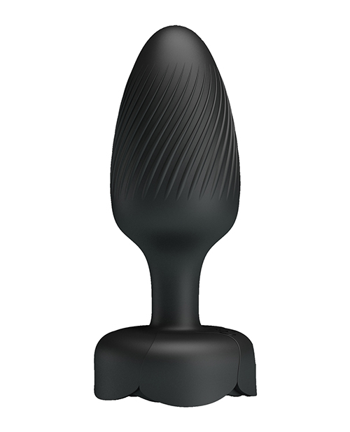 Thumbnail for Pretty Love Osborn Medium Butt Plug w/Multi Color Bottom Light - Black