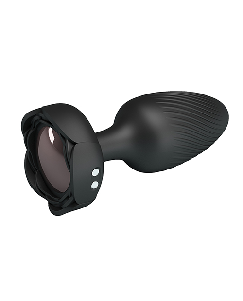 Thumbnail for Pretty Love Osborn Medium Butt Plug w/Multi Color Bottom Light - Black