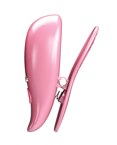Thumbnail for Pretty Love Leaf Wireless Vibrating Nipple Clamps - Pink