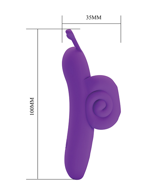 Thumbnail for Pretty Love Snail Honey Finger Vibe - Purple