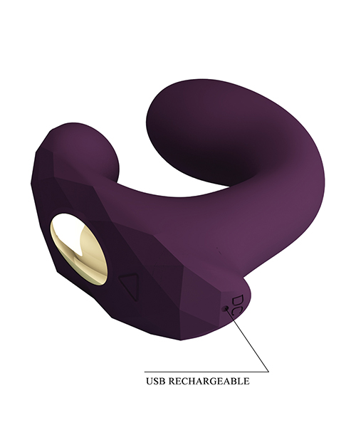 Thumbnail for Pretty Love Billy Vibrating Dual Stimulator - Purple