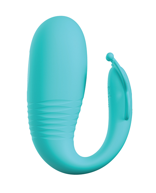 Thumbnail for Pretty Love Remi Thrusting Hands-Free Vibrator - Aqua