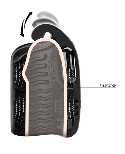 Thumbnail for Pretty Love Vibrating Glans Trainer - Black