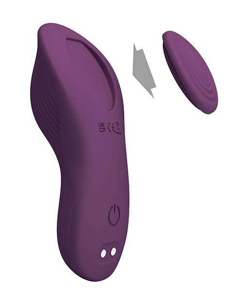 Thumbnail for Pretty Love Mane Magnetic App-Controlled Panty Vibe - Purple