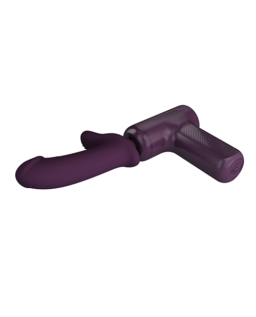 Thumbnail for Pretty Love DJ Scholar Dual Thrusting Gun Massager - Purple