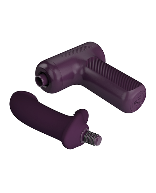 Thumbnail for Pretty Love DJ Scholar Dual Thrusting Gun Massager - Purple