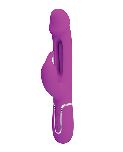 Thumbnail for Pretty Love Twinkled Tenderness Kampas Flicking Rabbit - Fuchsia