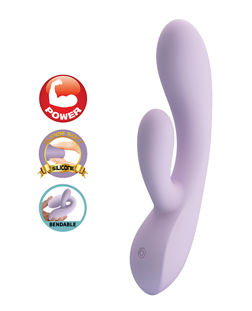 Thumbnail for Pretty Love Rosalyn Rabbit Vibrator - Lilac