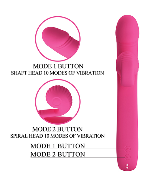 Thumbnail for Pretty Love Romance Beau Snail Rabbit - Hot Pink