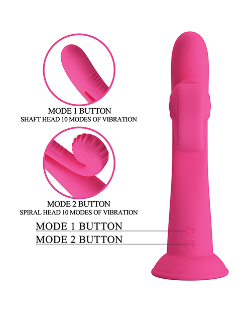 Thumbnail for Pretty Love Romance Selma Snail Rabbit - Hot Pink