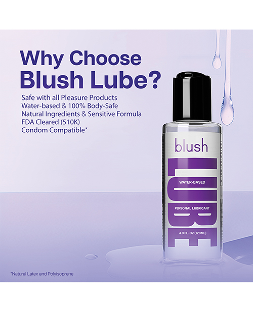 Thumbnail for Blush Water Based Lube - 4 oz
