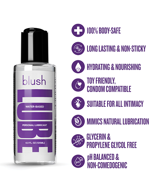 Thumbnail for Blush Water Based Lube - 4 oz