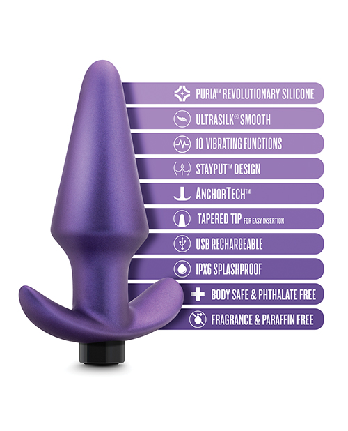 Thumbnail for Blush Anal Adventures Matrix Interstellar Plug - Astro Violet