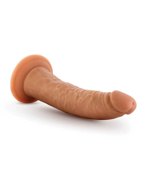 Thumbnail for Blush Dr. Skin Glide 7.5" Self Lubricating Dildo - Mocha