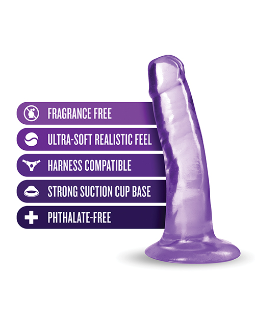 Thumbnail for Blush B Yours Plus 5&quot; Hard n&apos; Happy Dildo - Purple