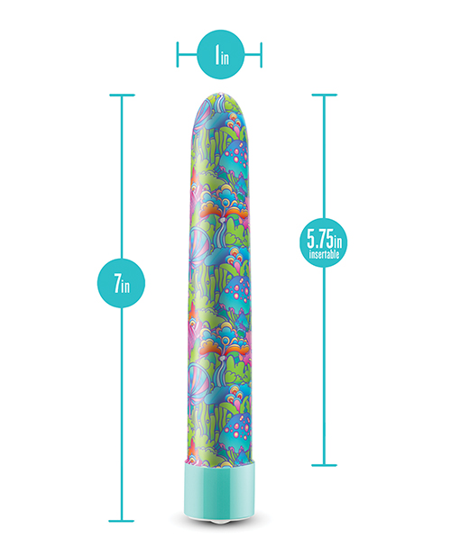 Thumbnail for Blush Limited Addiction Utopia 7&quot; Rechargeable Vibe - Aqua